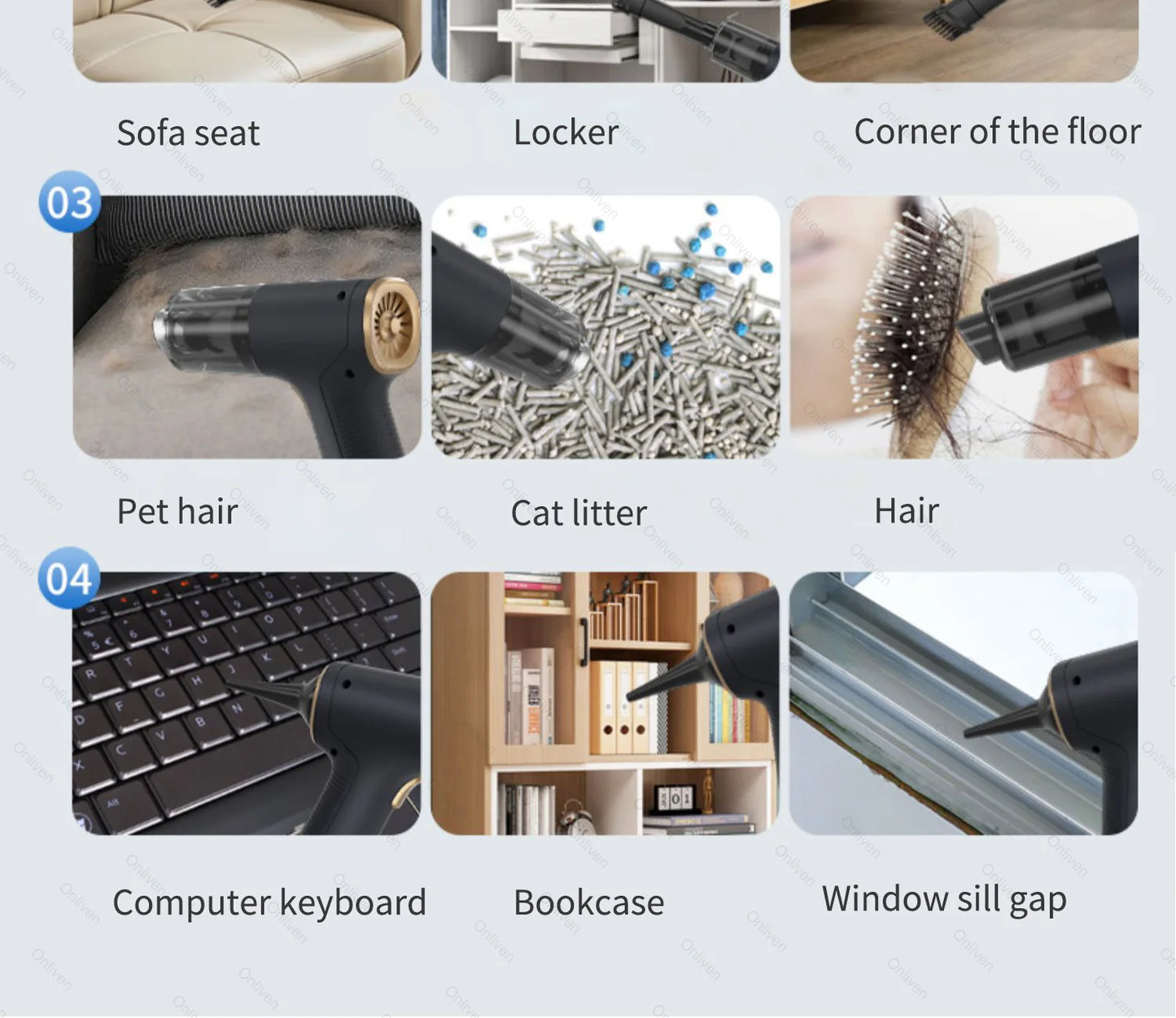 Mini Car Vacuum – Ultra Powerful, Cordless, and Portable