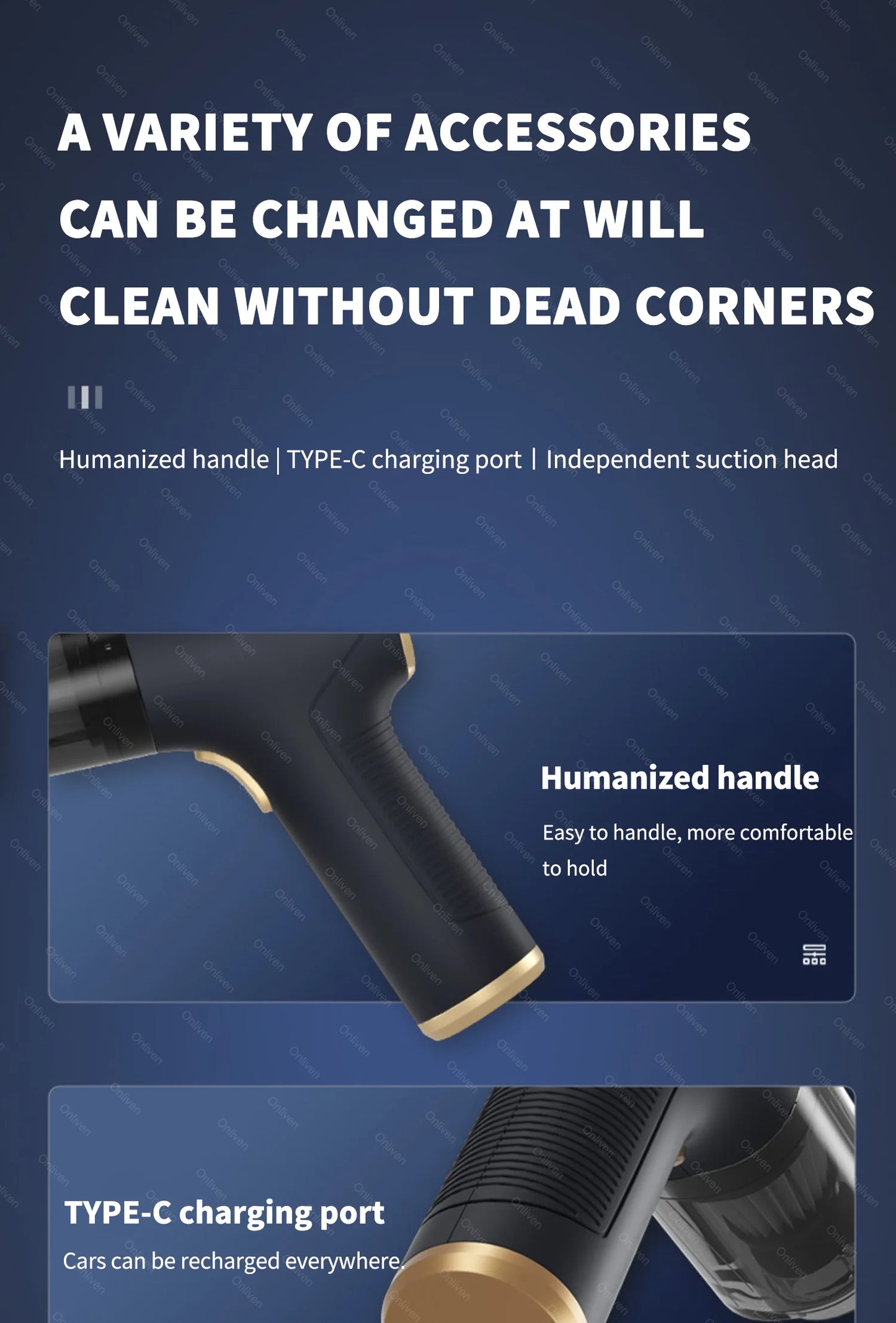 Mini Car Vacuum – Ultra Powerful, Cordless, and Portable