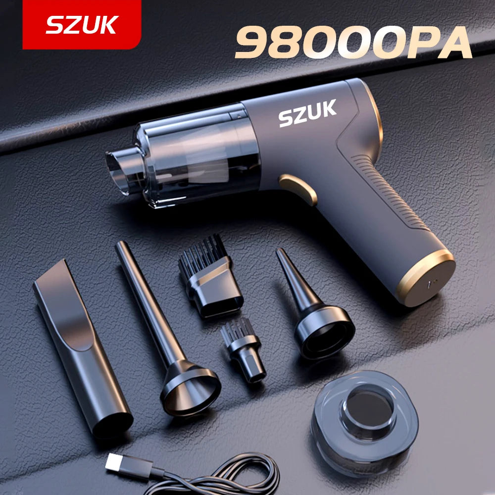 Mini Car Vacuum – Ultra Powerful, Cordless, and Portable