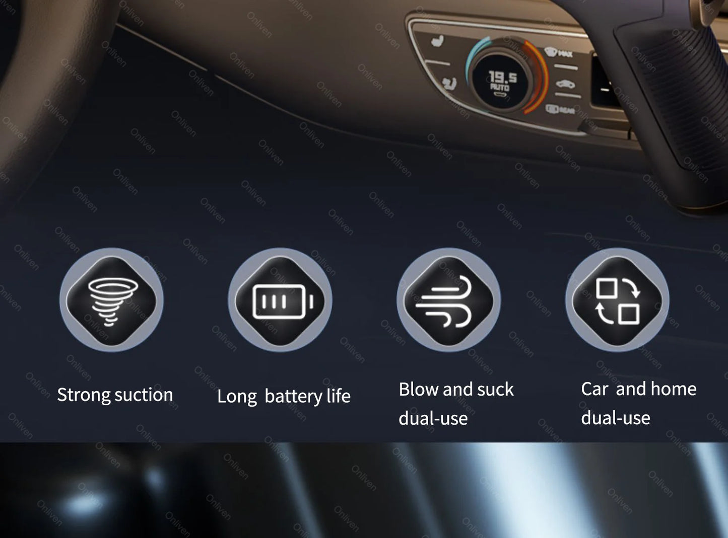 Mini Car Vacuum – Ultra Powerful, Cordless, and Portable
